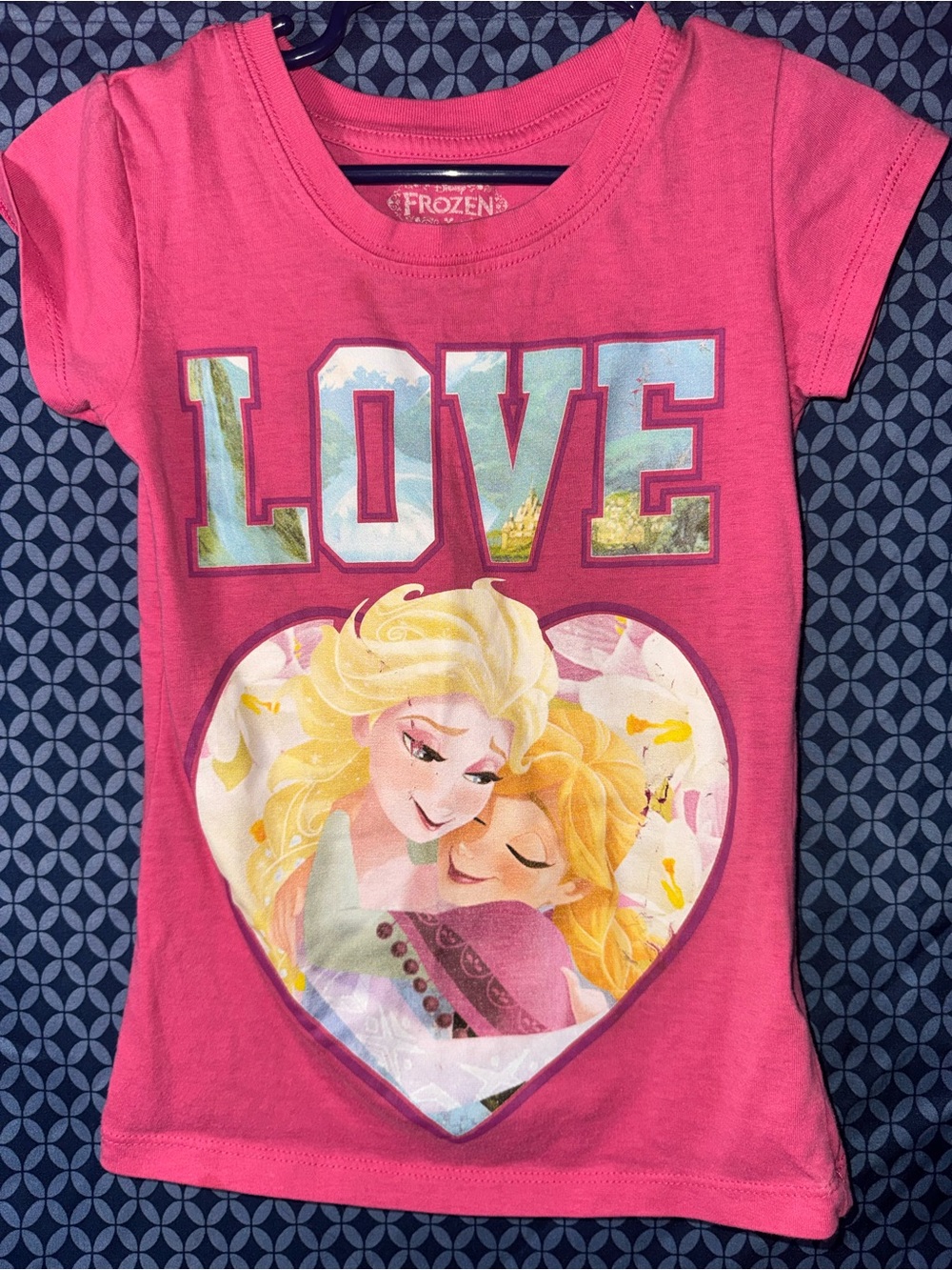 Disney Pink Frozen Love Graphic Tee